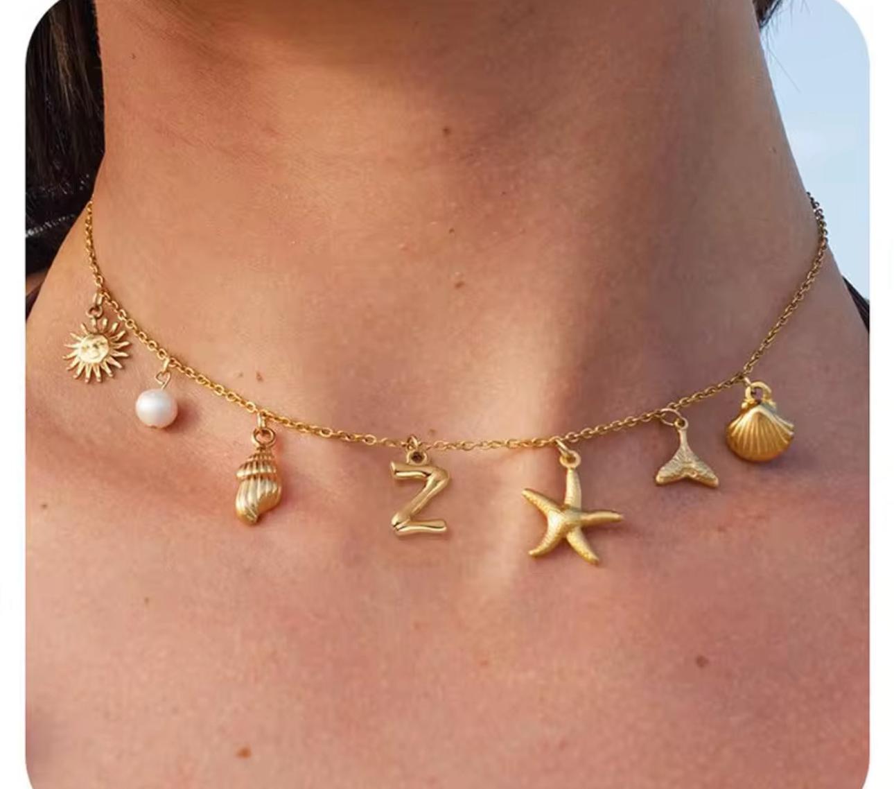 Hannah’s charm necklace