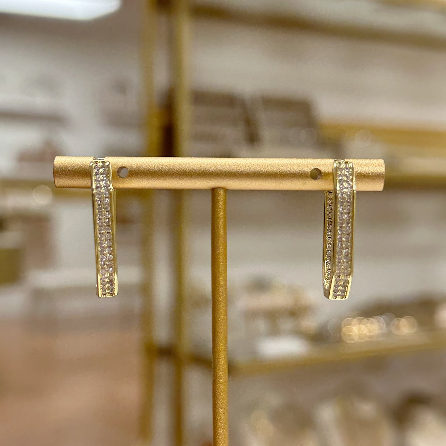 Ella gold earrings