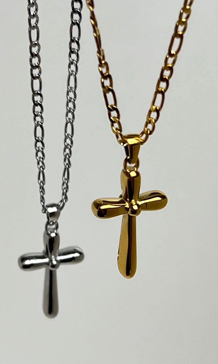 bold cross necklace