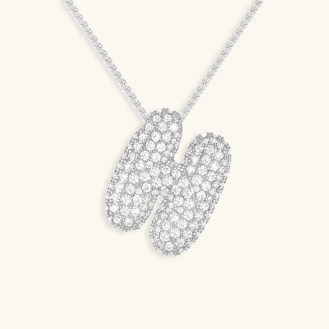 Hailey big letter SILVER