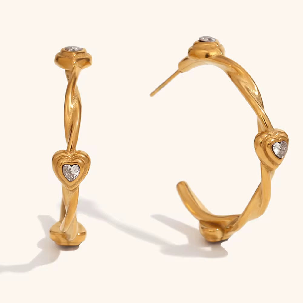 Malaga Gold Hoops