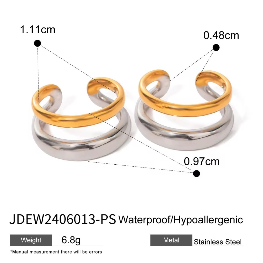 Bicolor Earcuff