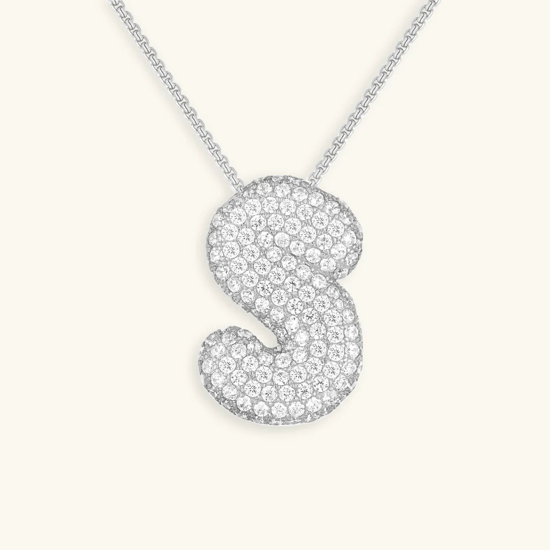Hailey big letter SILVER
