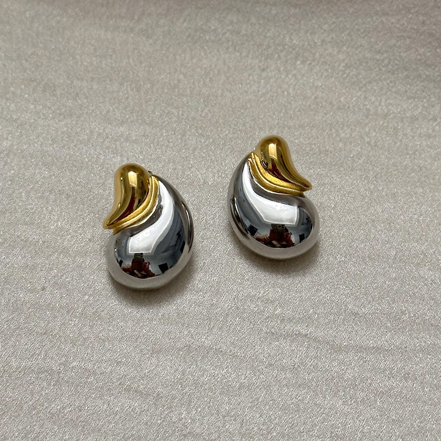Drop Silver with gold