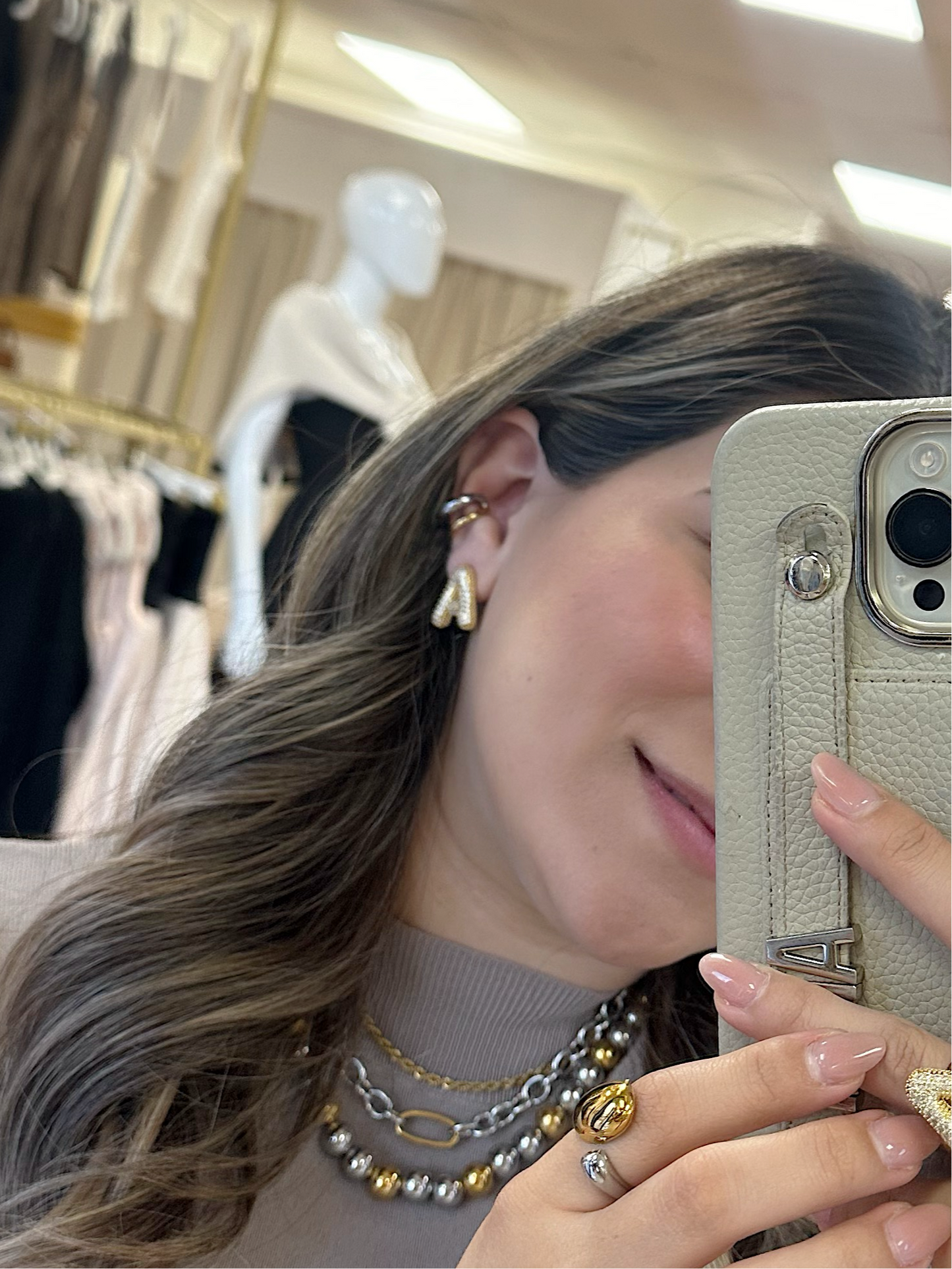 Bubble/Balloon gold Earrings