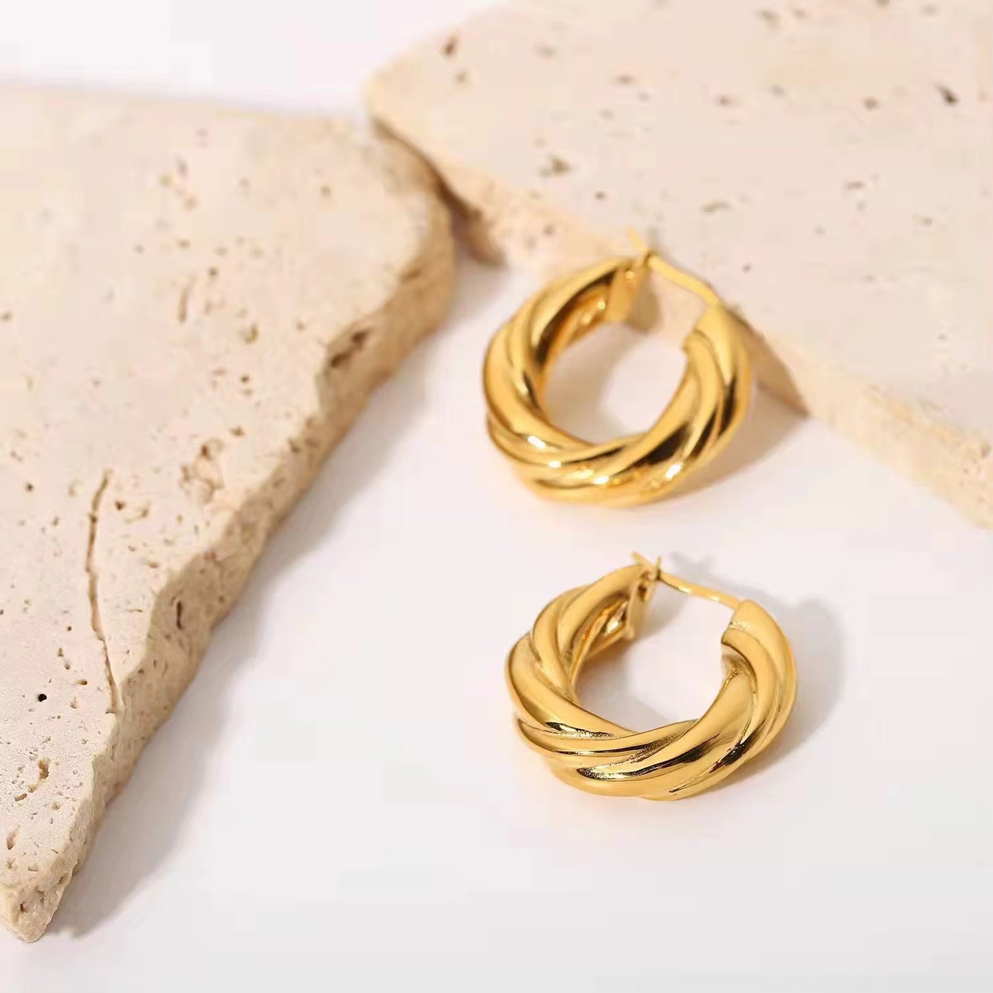 Celine Gold Hoops