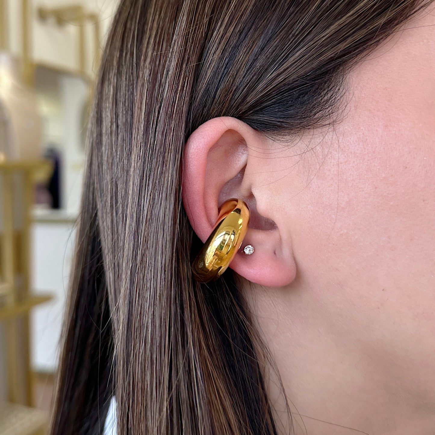 Lisa Gold or Silver Earcuff