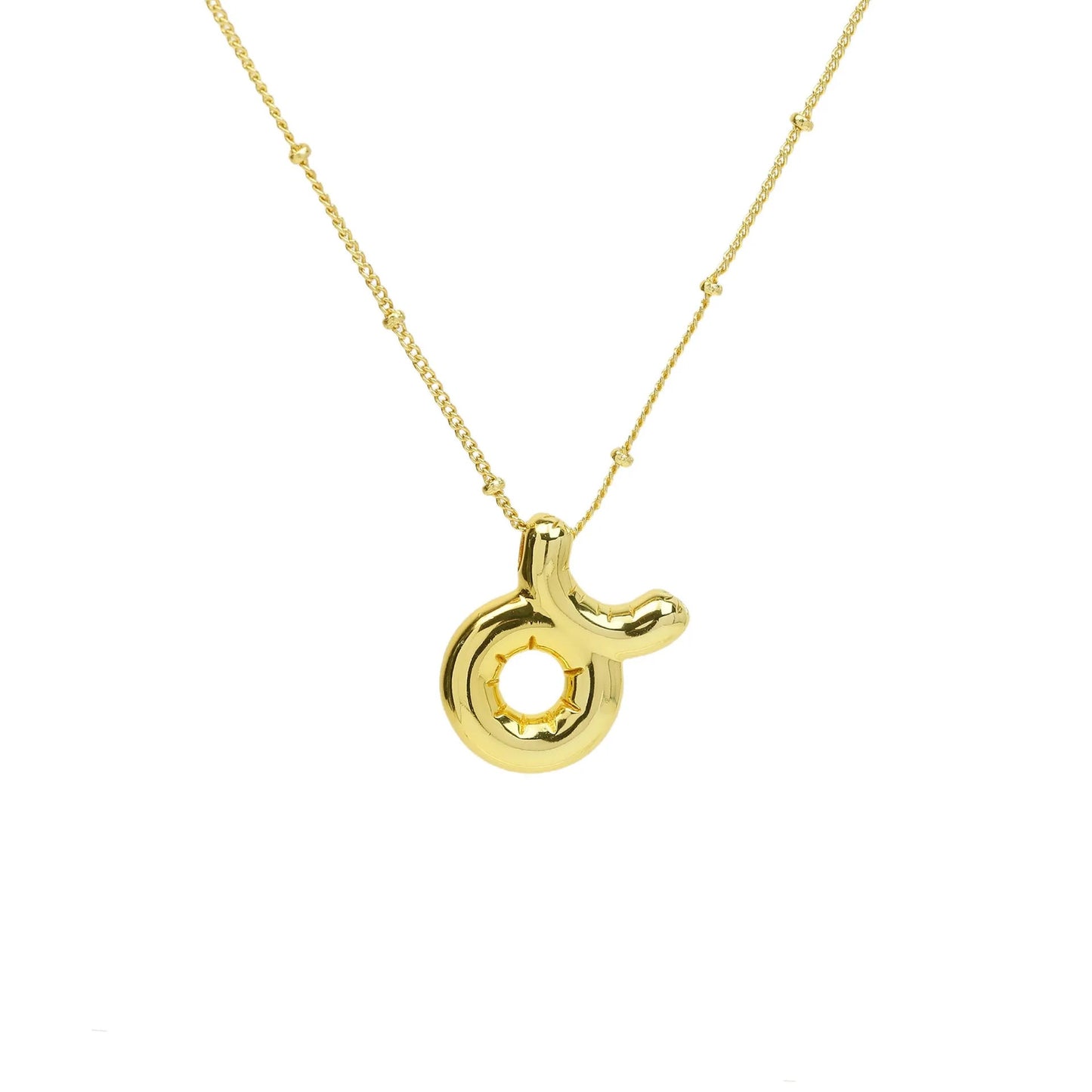 Zodiac signs bubble necklace GOLD