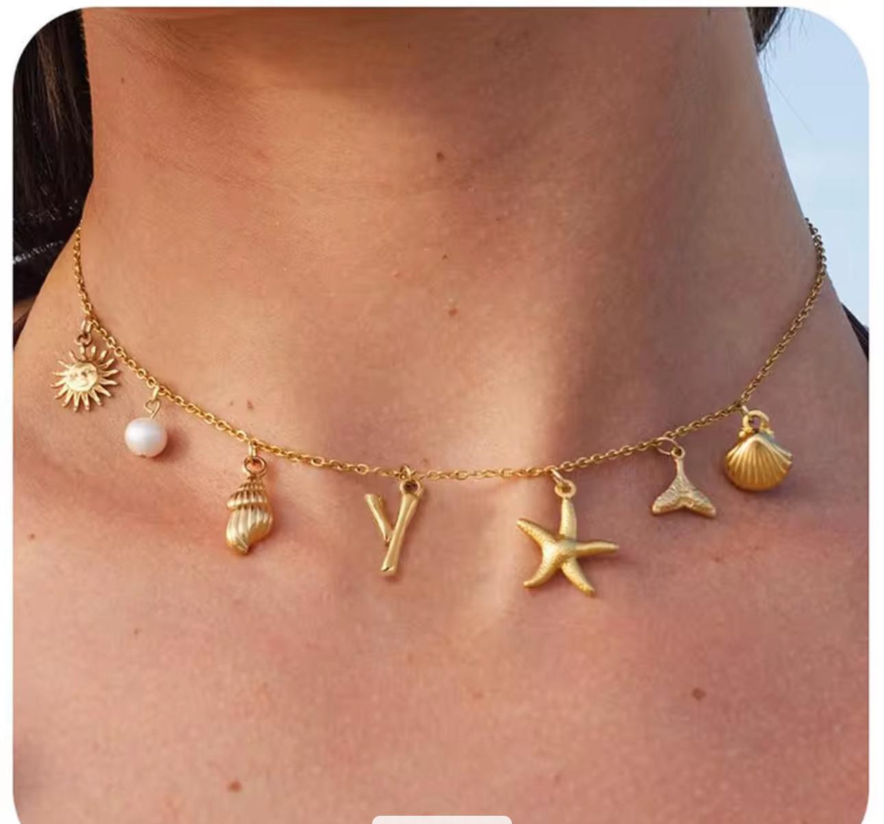Hannah’s charm necklace