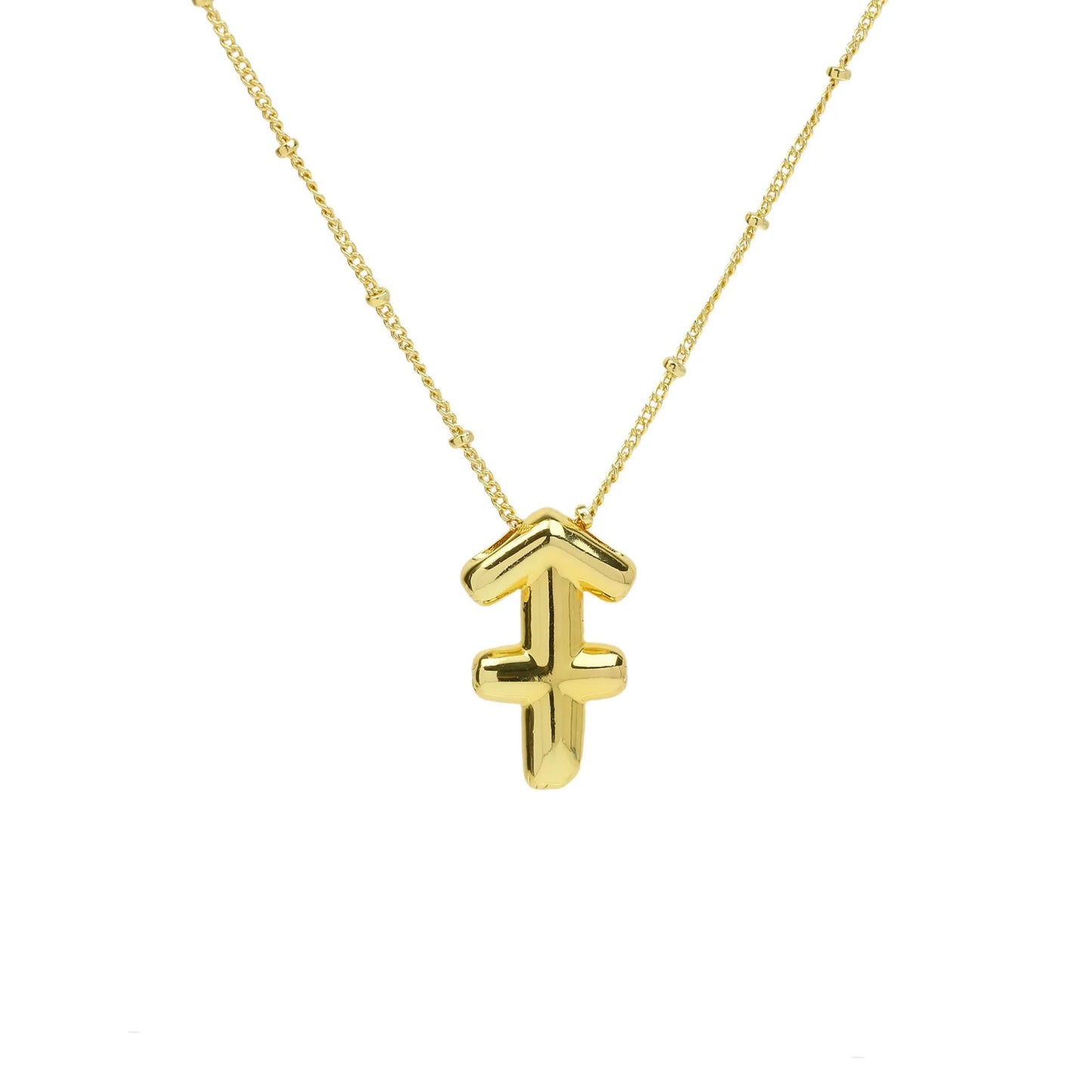 Zodiac signs bubble necklace GOLD
