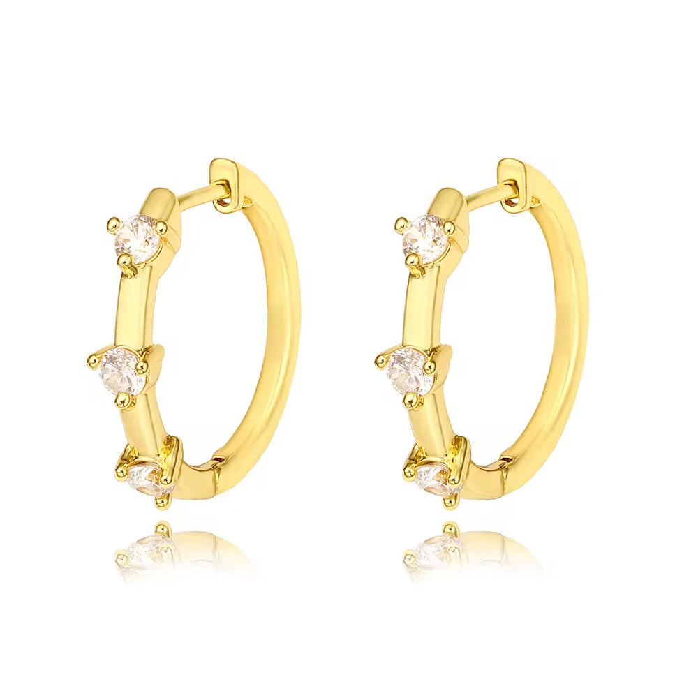 Alaia gold hoops