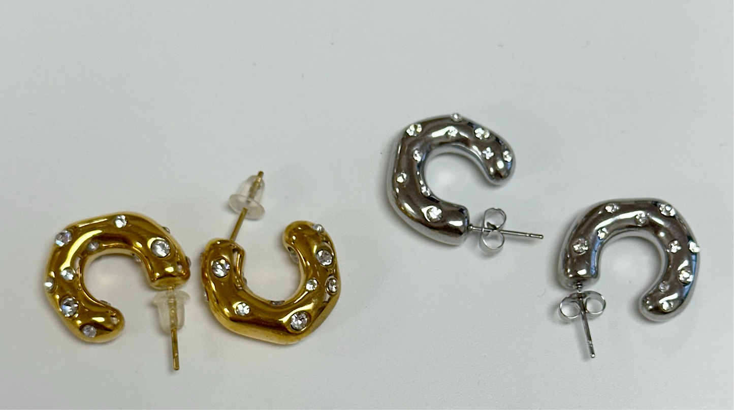 Amaya zirconia earrings