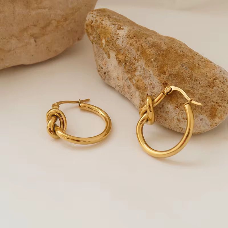 Love Knot Hoops