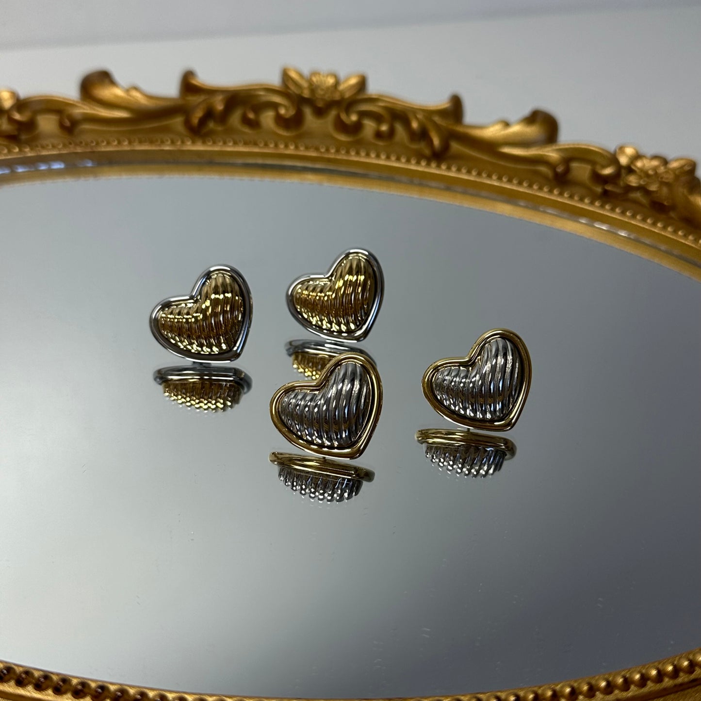 Diana heart earrings