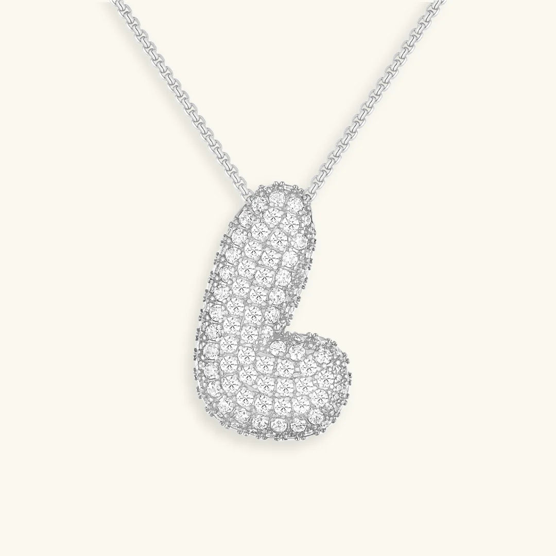 Hailey big letter SILVER