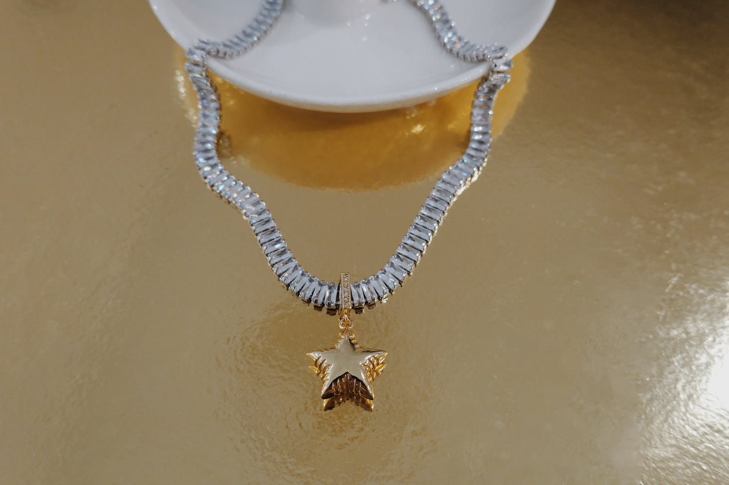 Star Bi-color necklace