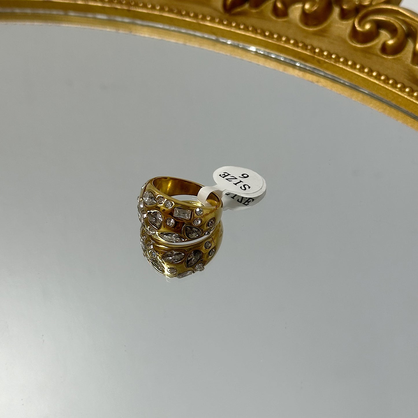 Marigold zirconia ring