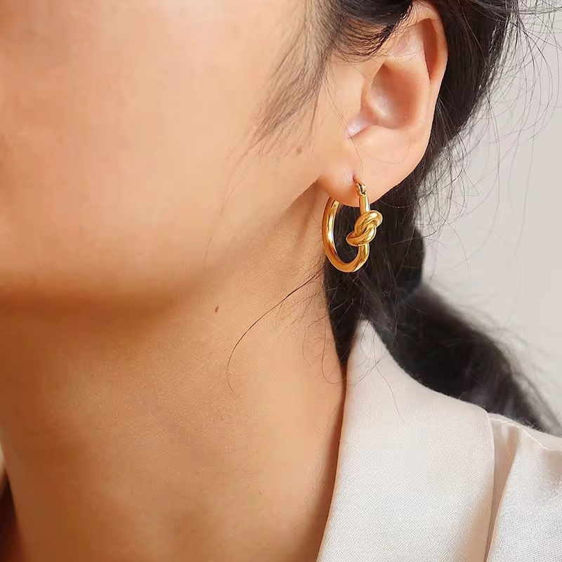 Love Knot Hoops