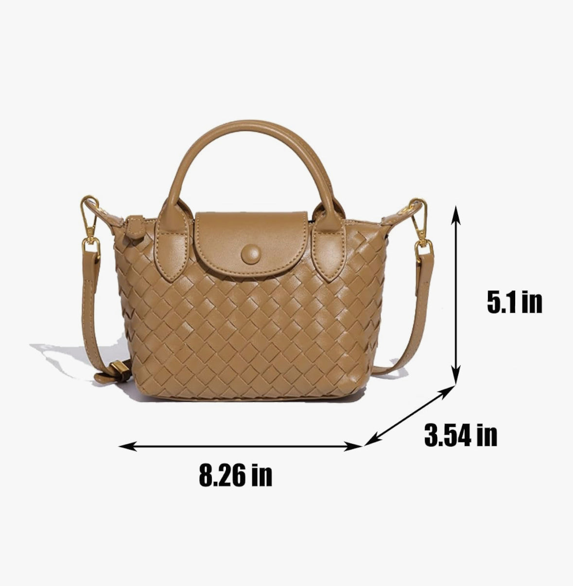 Woven tote bag kiara small