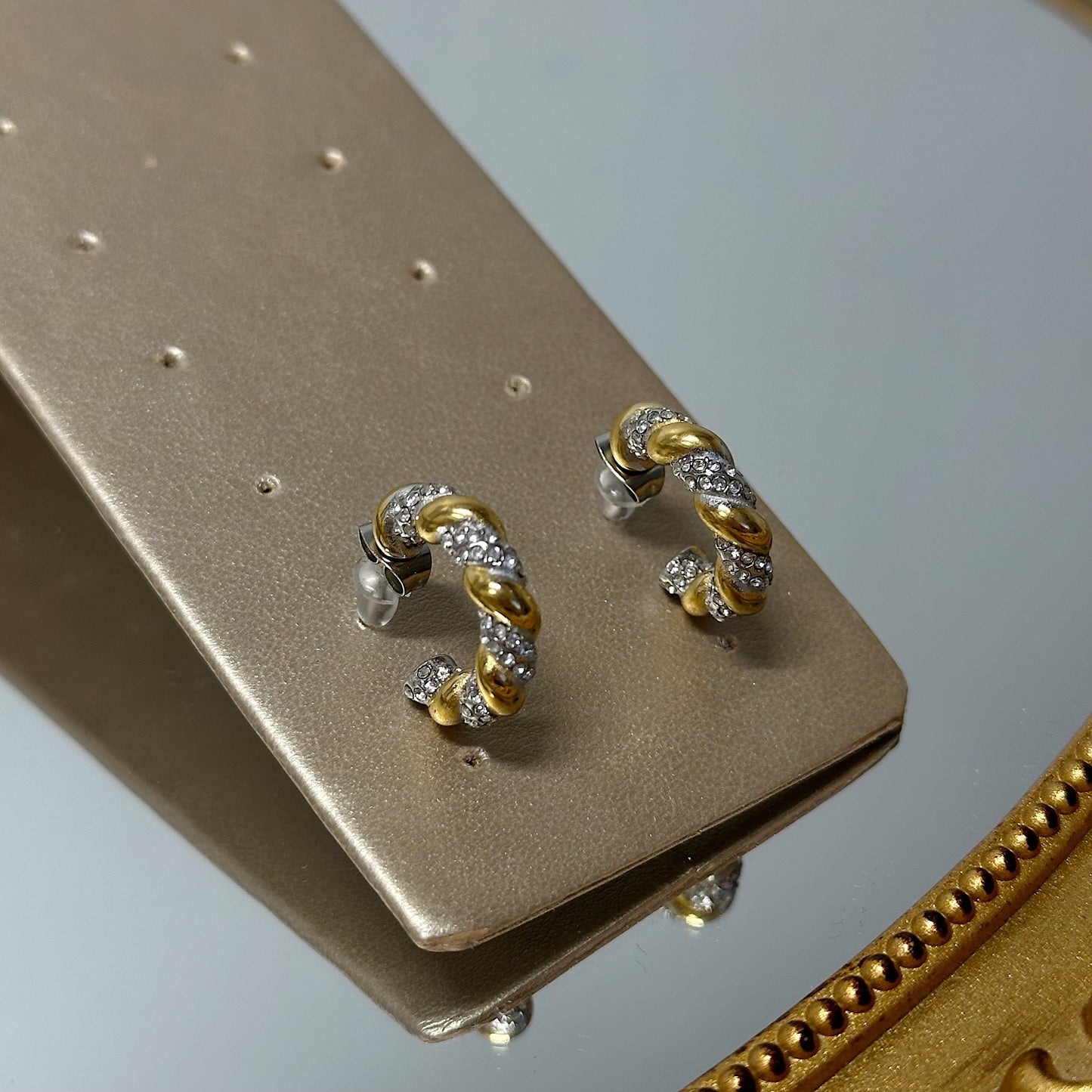 Beth two tone earrings