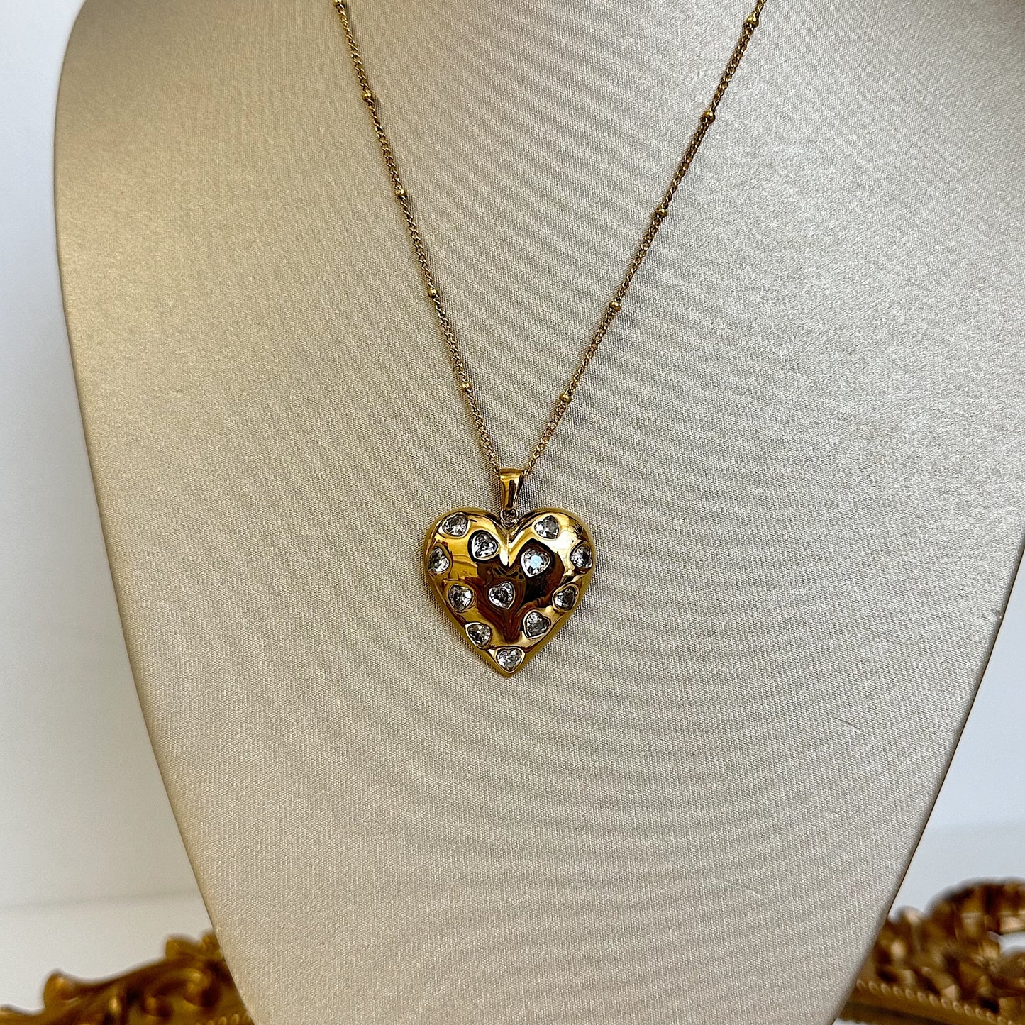 Nina Gold Zirconia necklace