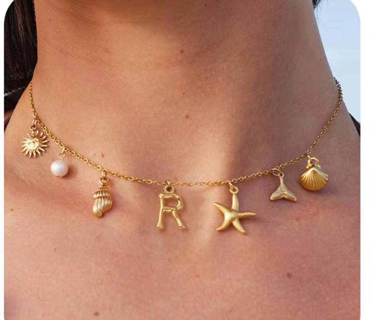 Hannah’s charm necklace