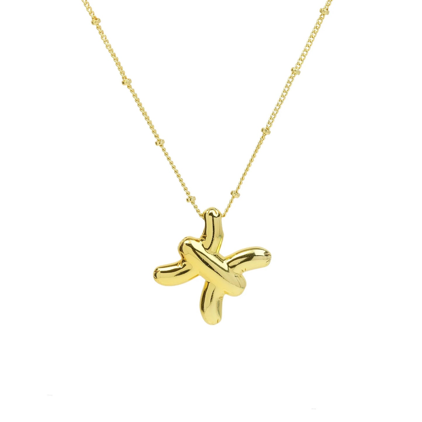 Zodiac signs bubble necklace GOLD
