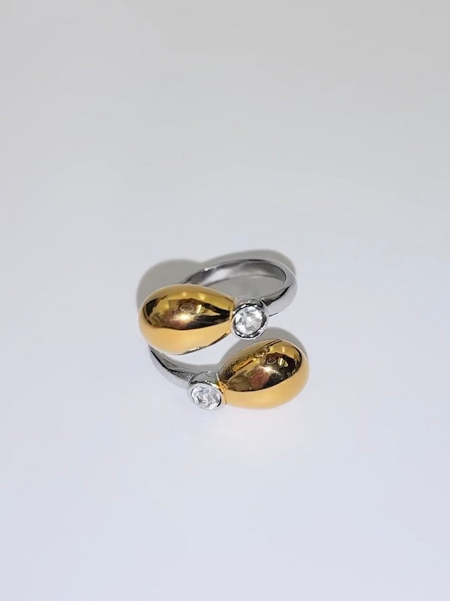 sparkle drop ring