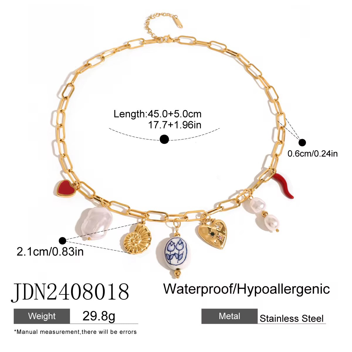 Abby charm necklace