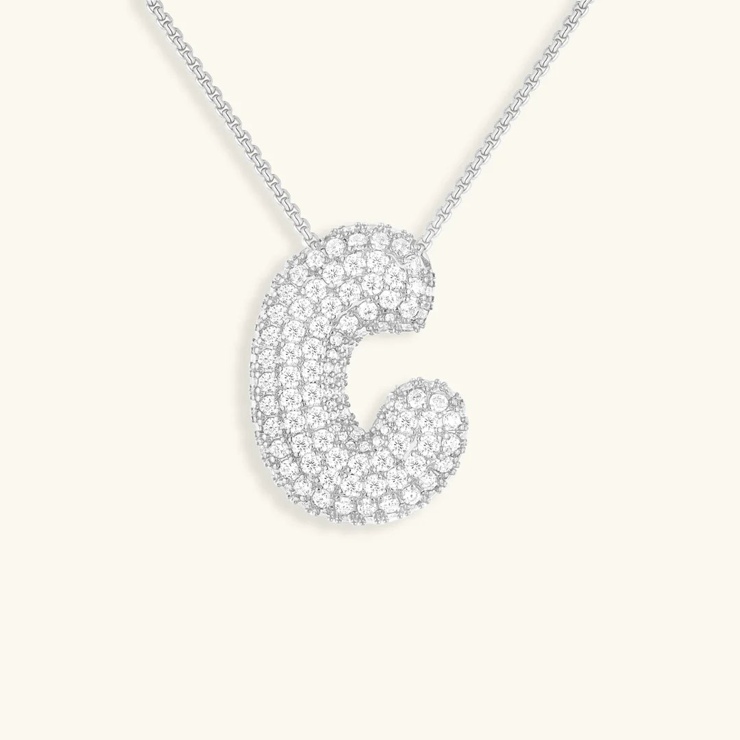 Hailey big letter SILVER