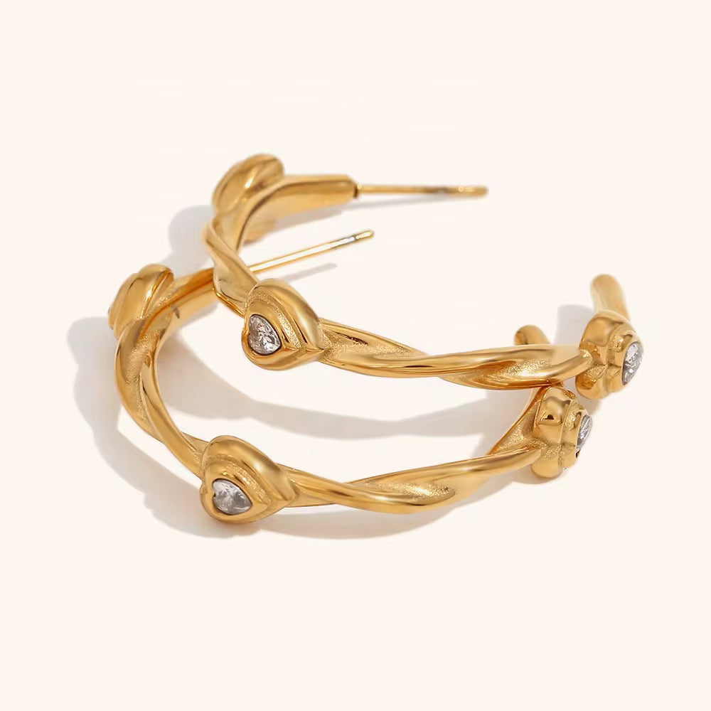 Malaga Gold Hoops