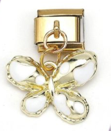 Gold Butterfly Hanging Italian Bracelet