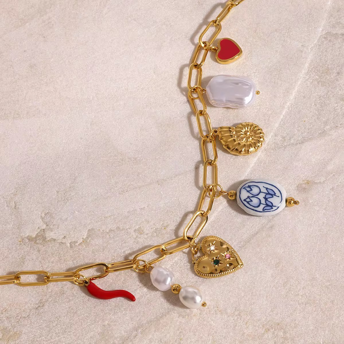 Abby charm necklace