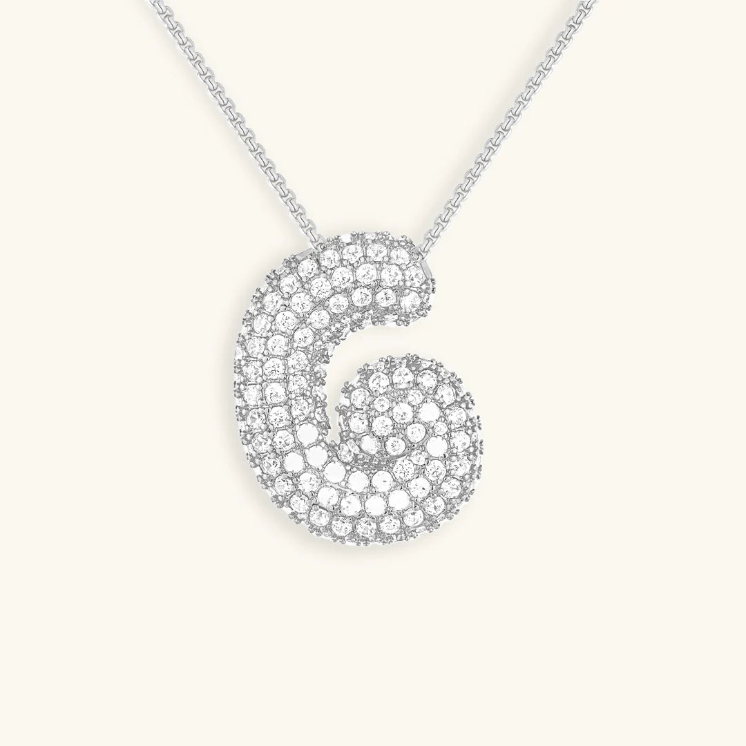 Hailey big letter SILVER