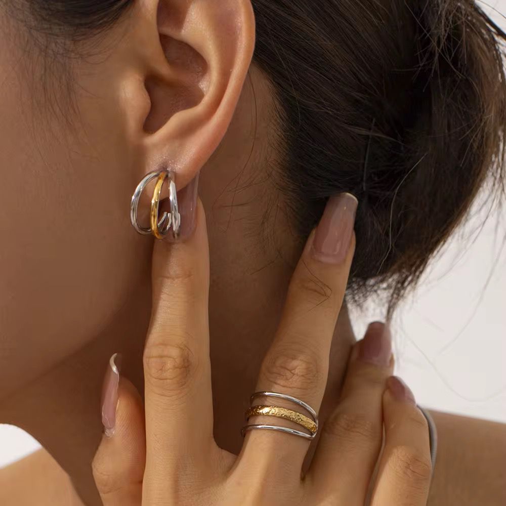 Bicolor Kayli earring