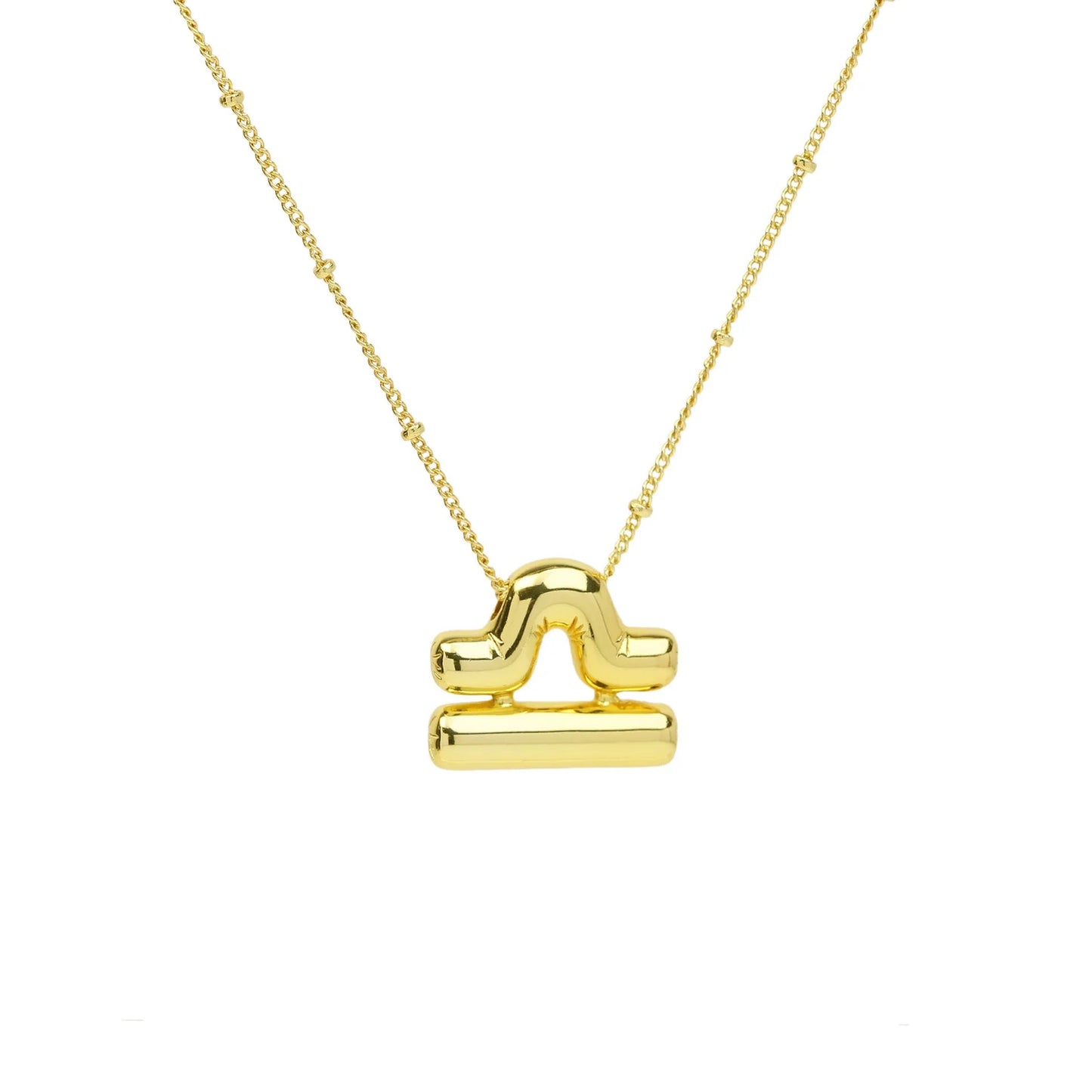Zodiac signs bubble necklace GOLD