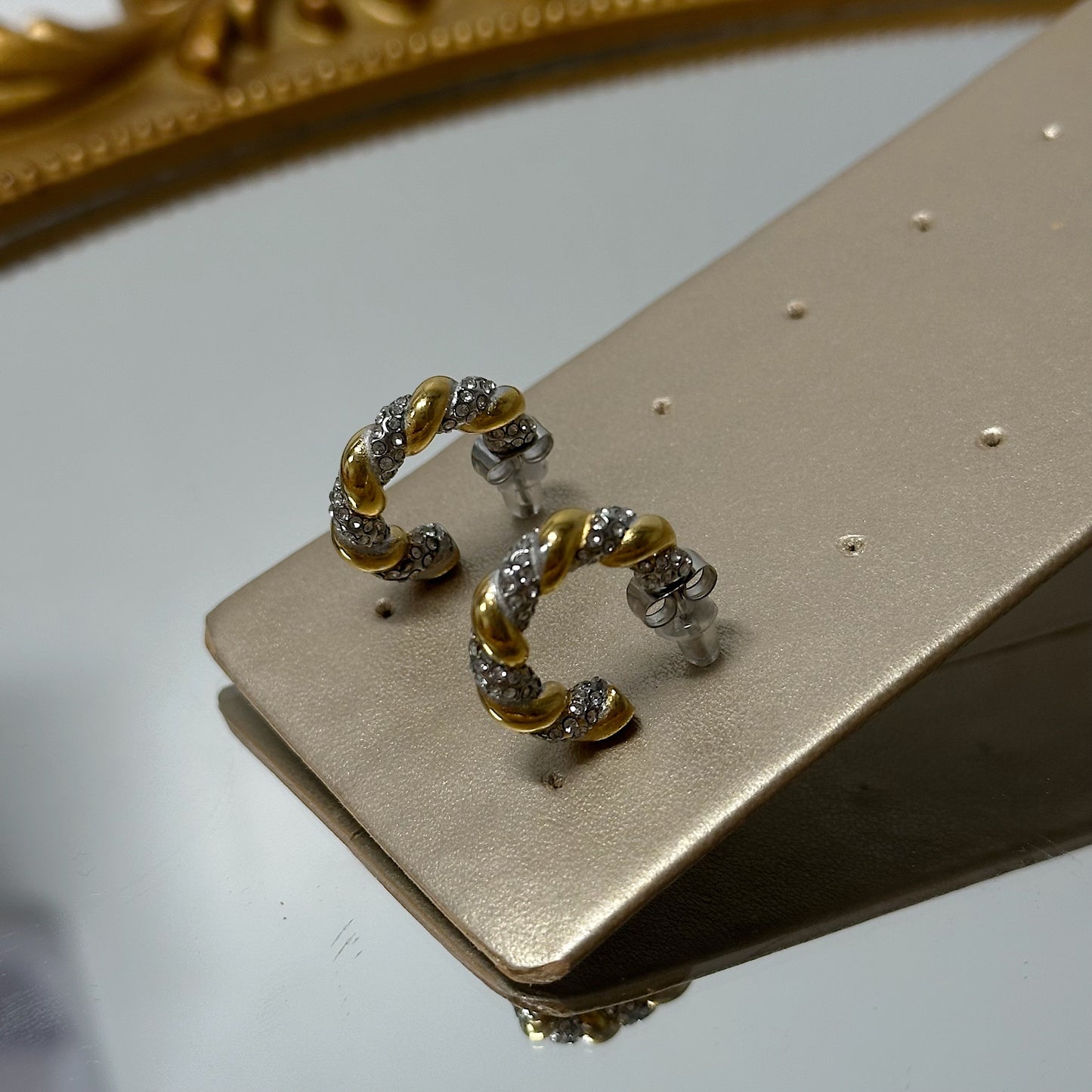 Beth two tone earrings