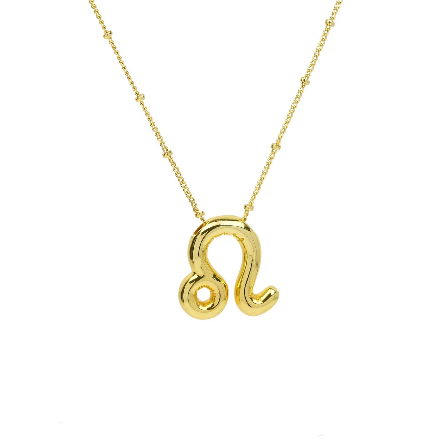 Zodiac signs bubble necklace GOLD