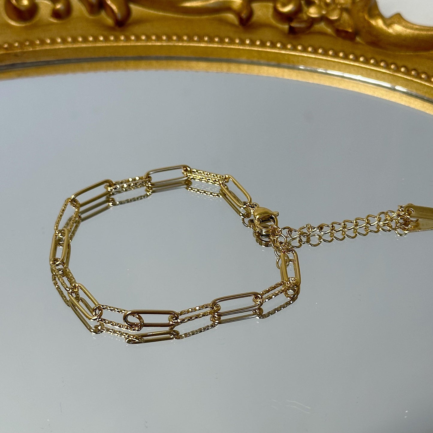 Paper clip bracelet
