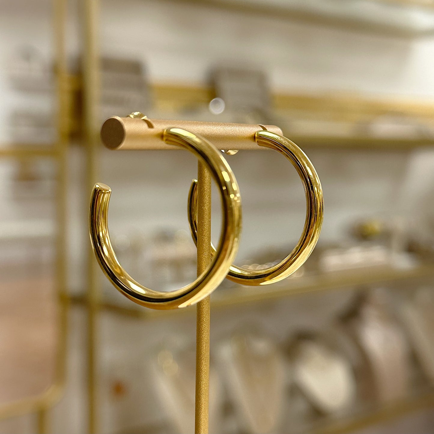 Sienna gold hoops