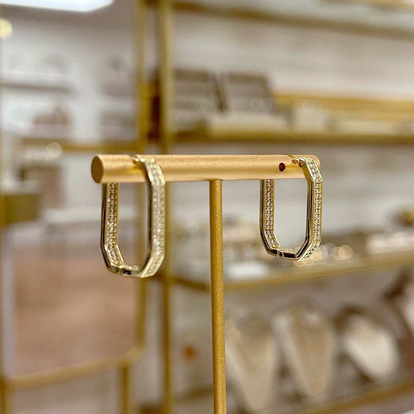 Ella gold earrings