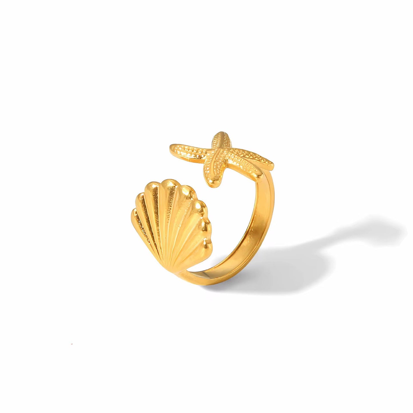 Sea Gold statement ring