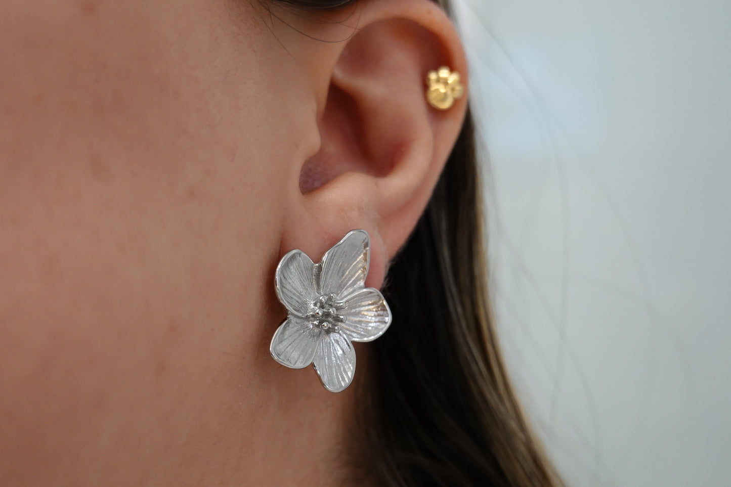 Flower earrings