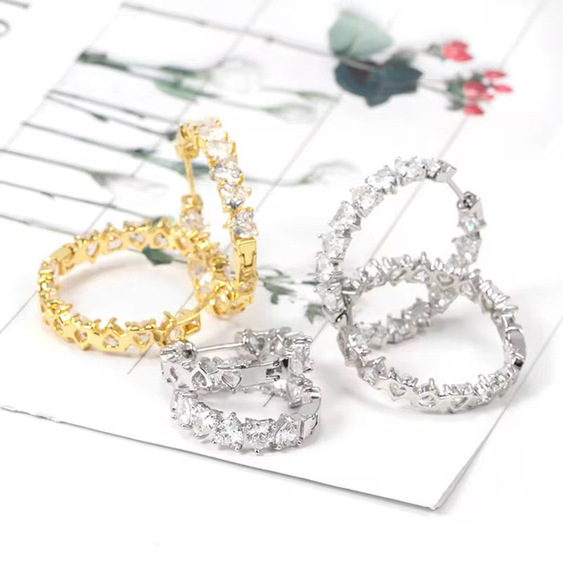 Myla heart hoops