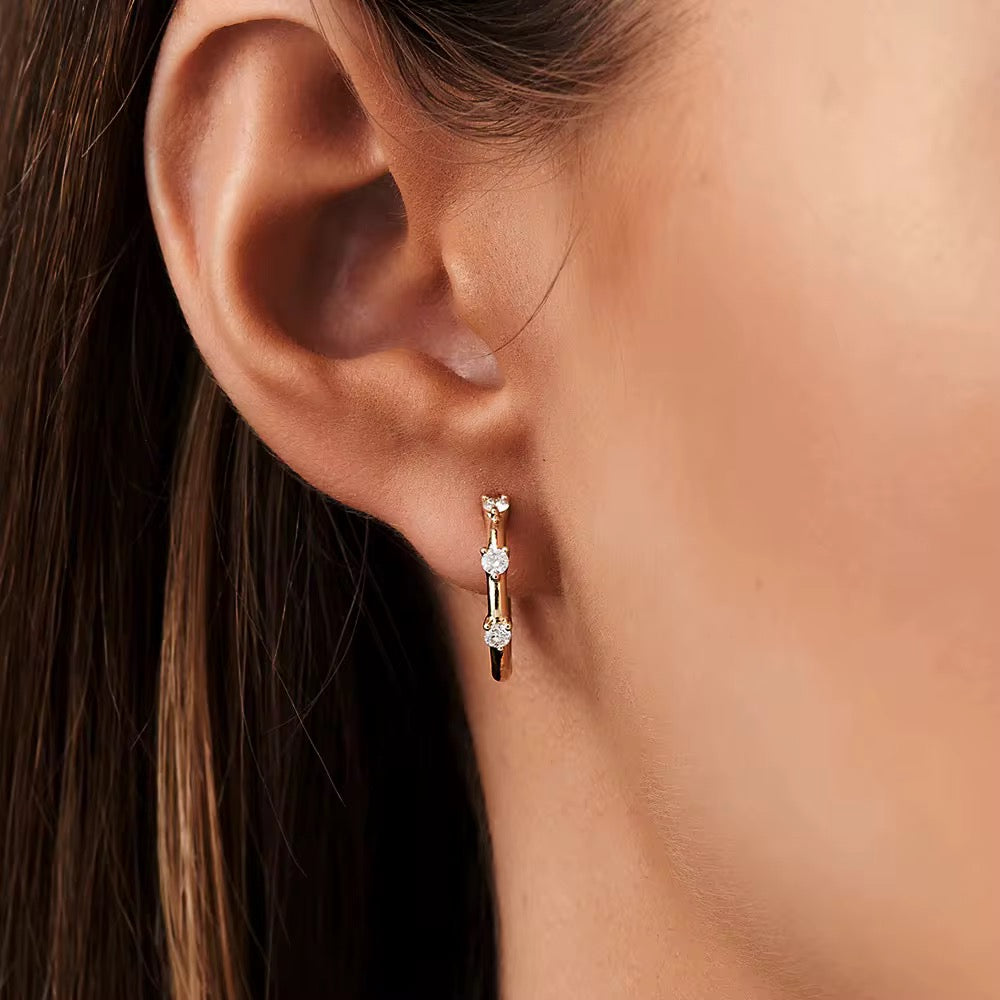 Alaia gold hoops