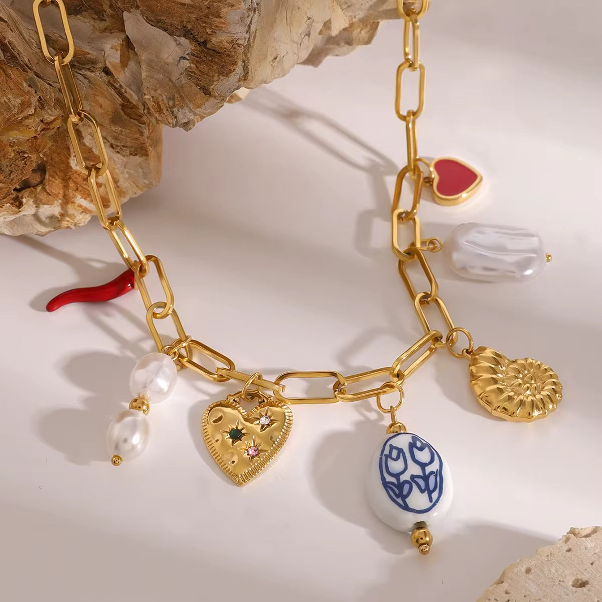 Abby charm necklace