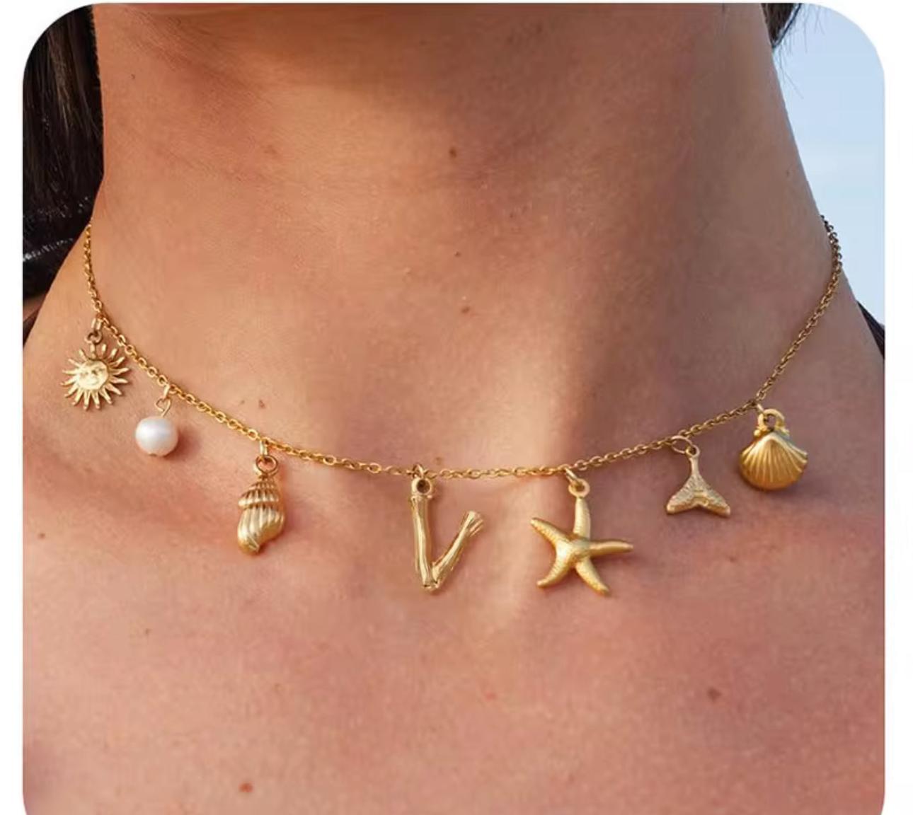 Hannah’s charm necklace