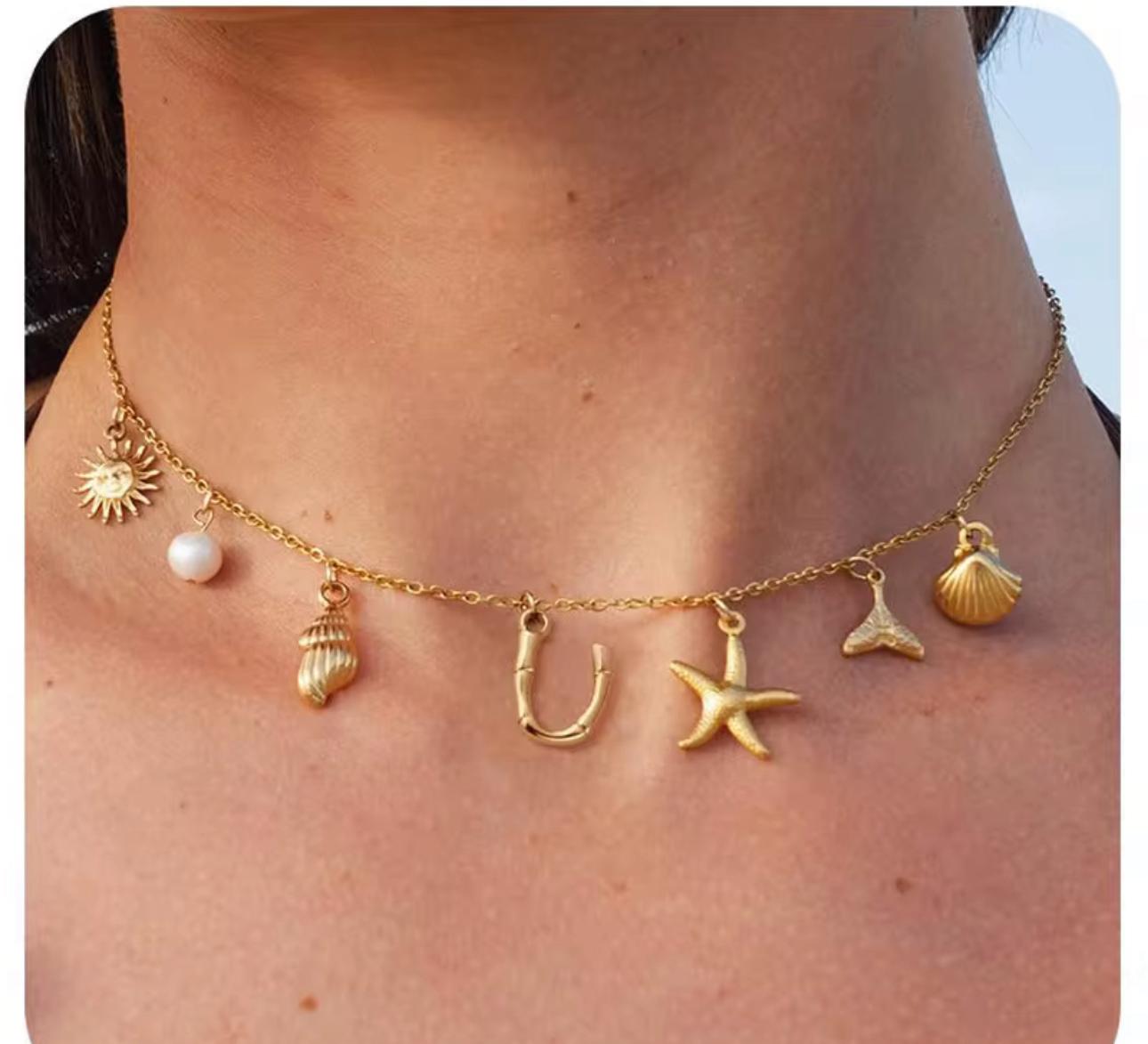 Hannah’s charm necklace