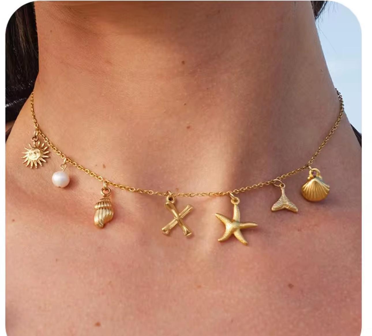 Hannah’s charm necklace