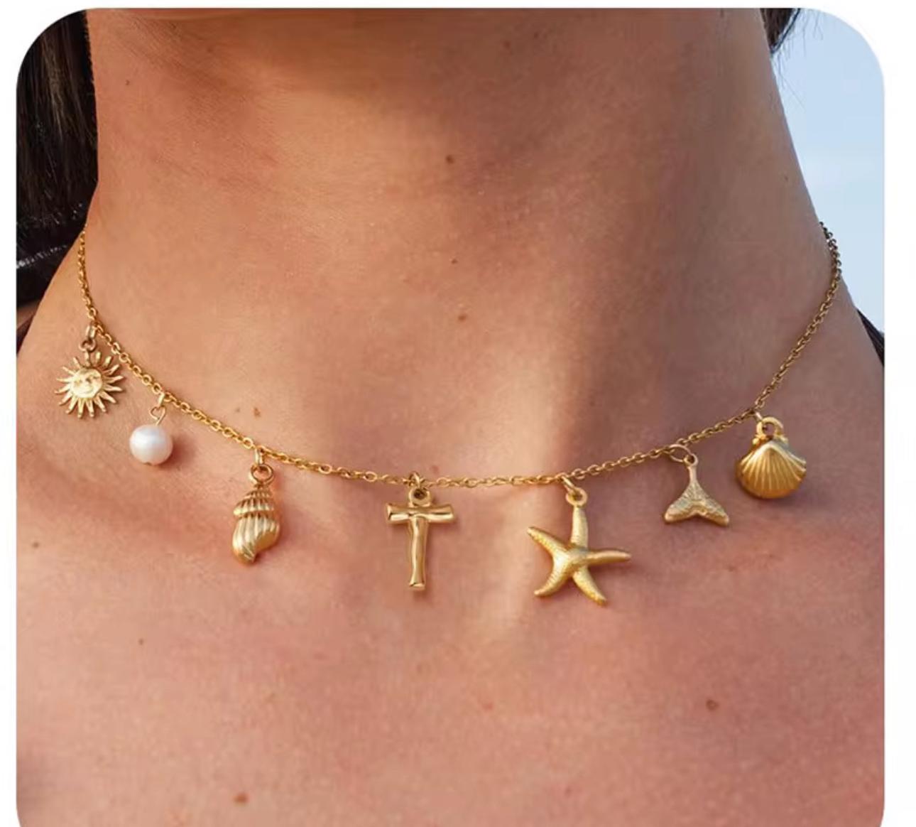Hannah’s charm necklace